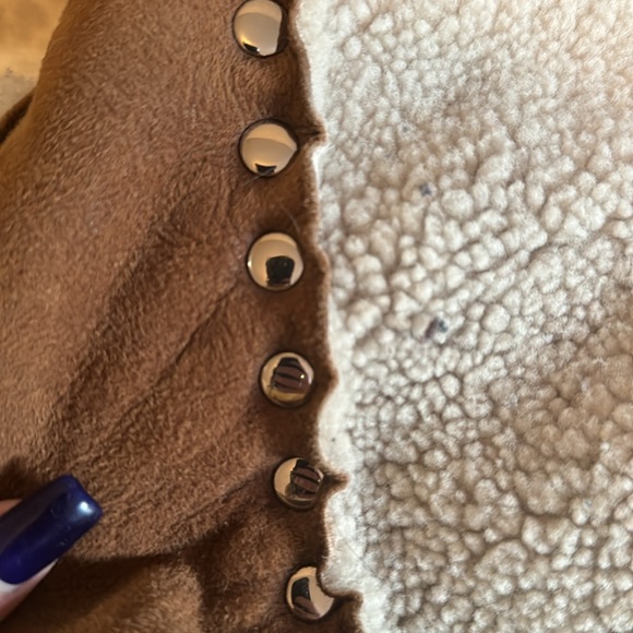 Marni Shearling Suede Brown and Cream Color Handbag Designer Luxury - Picture 3 of 8